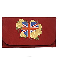 Spencer Ogg Red Union Jack Clutch Bag