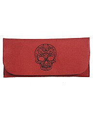 Spencer Ogg Skull Envelope Clutch Bag