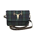 Spencer Ogg Tartan Stag Cross Body Bag