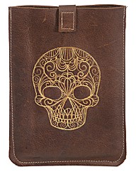 Spencer Ogg Leather Skull Kindle Cover