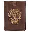 Spencer Ogg Leather Skull Kindle Cover