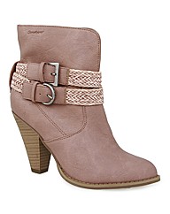 Strawberry Cowboy Ankle Boots