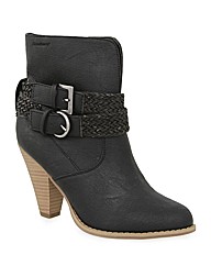 Strawberry Cowboy Ankle Boots