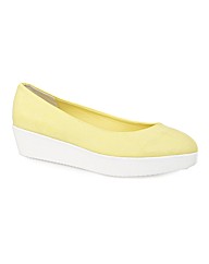 Strawberry Low Wedge Court Shoes
