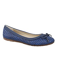 Strawberry Woven Ballerina Shoes