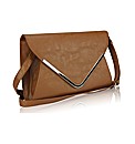 Petal Dolls Brown Large Clutch Bag