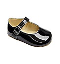 Early Days Mary Jane Leather Pram Shoes