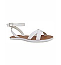 Strawberry Cross Over Flat Sandals