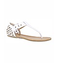 Strawberry Flat Toe Post Sandals