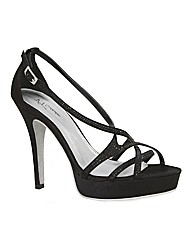VT Collection Diamante Platform Sandals