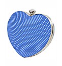 VT Collection Heart Satin Clutch Bag