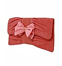 VT Collection Faux Suede Clutch Bag
