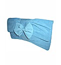 VT Collection Faux Suede Clutch Bag