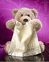 Personalised Gund Peek A Boo Teddy Bear