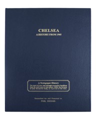 Blue Leather Personalised Football Book