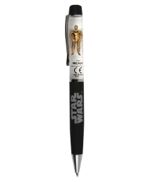 Star Wars R2D2 Keychain & C3P0 Pen Set