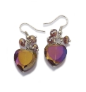Malissa J Modena Heart Drop Earrings