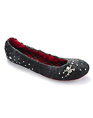 Redfoot Alexandra Denim Folding Pump