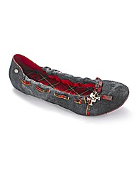 Redfoot Leigh Denim Folding Pump