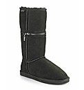 Redfoot Black Zippy Boot