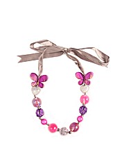 Fresh Cargo Purple Butterfly Necklace