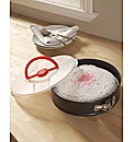 Round Cake Tin with Carry Lid