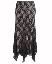 Petite Joanna Hope Godet Lace Skirt