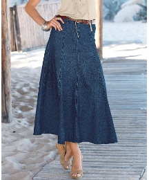 Changes By Together Denim Skirt