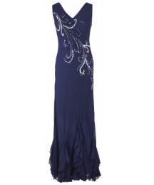 Petite Joanna Hope Frill Godet Dress