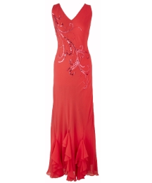 Petite Joanna Hope Frill Godet Dress