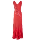 Petite Joanna Hope Frill Godet Dress