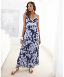 Joanna Hope Crinkle Print Maxi Dress