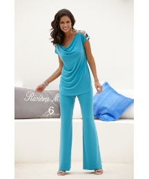 Joanna Hope Diamante Trim Jersey Top