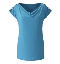 Joanna Hope Diamante Trim Jersey Top