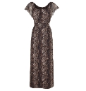 Joanna Hope Animal Print Gypsy Dress