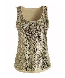 Joanna Hope Sequin Embellished Top