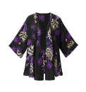 Joanna Hope Print Kimono Overblouse
