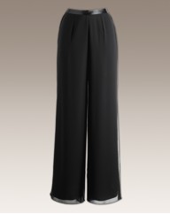 Joanna Hope Wide Leg Chiffon Trouser