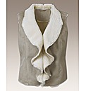 Changes By Together Mock Suede Gilet