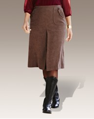 Joanna Hope Mock Suede Skirt