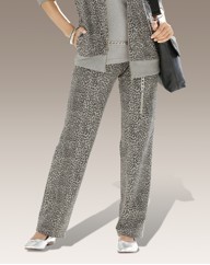 Joanna Hope Print Jersey Trousers 29in