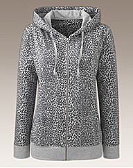 Joanna Hope Print Jersey Hooded Top