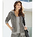 Joanna Hope Print Jersey Hooded Top