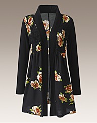 Joanna Hope Print Jersey Cardigan