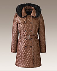 Joanna Hope Quilted Hooded Parka