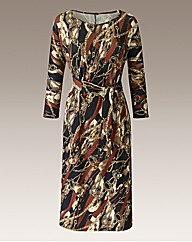Joanna Hope Chain Print Jersey Dress