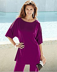 Joanna Hope Split Sleeve Jersey Tunic