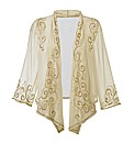 Joanna Hope Beaded Waterfall Jacket