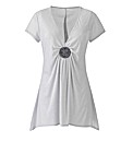 Joanna Hope Brooch Trim Metallic Tunic