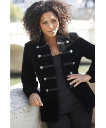 Velvet Military Jacket